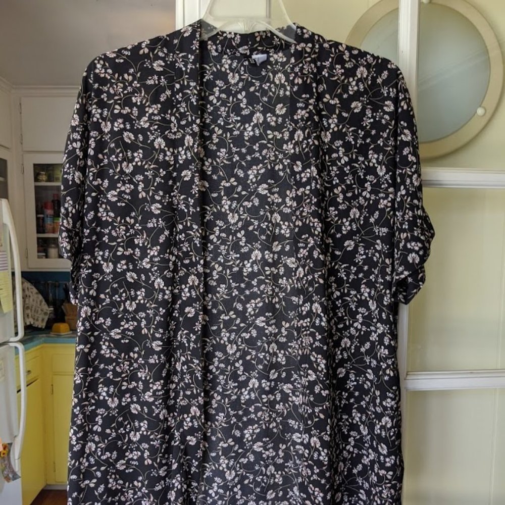 Floral kimono cardigan